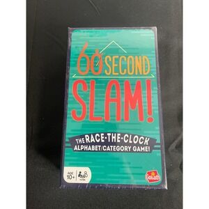 Goliath 60 Second Slam The Race The Clock Alphabet Category Game Ages 10+